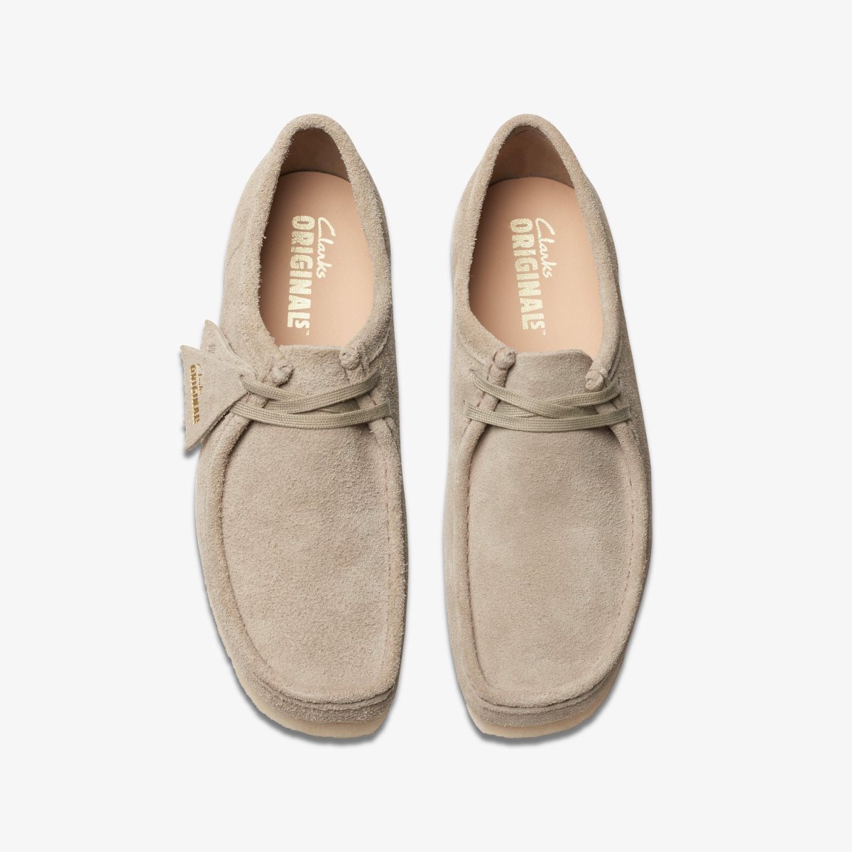 Clarks Wallabee Pale Grey Suede Wallabees Heren Grijs | 0154826-BM