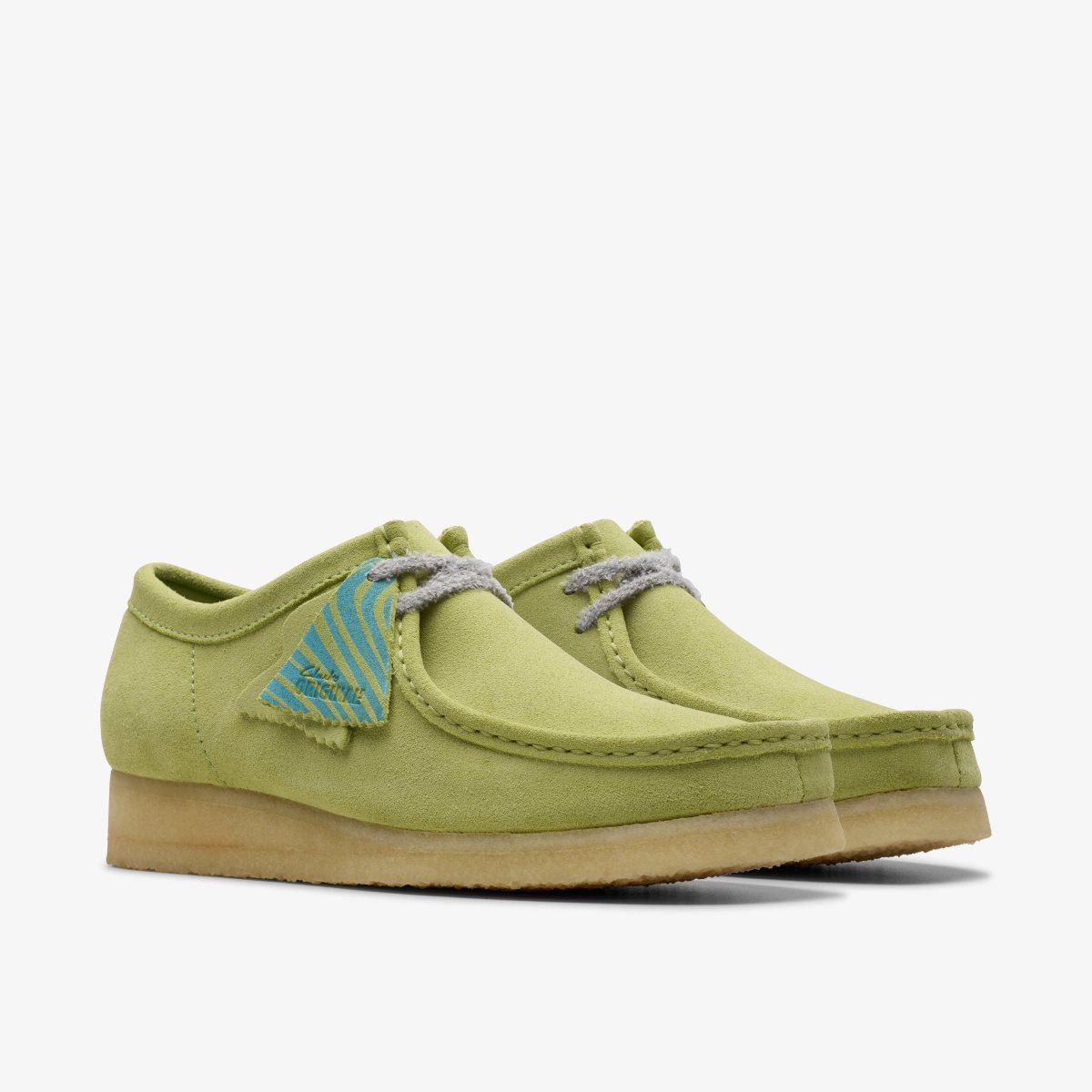 Clarks Wallabee Pale Lime Suede Wallabees Heren undefined | 9628571-KM