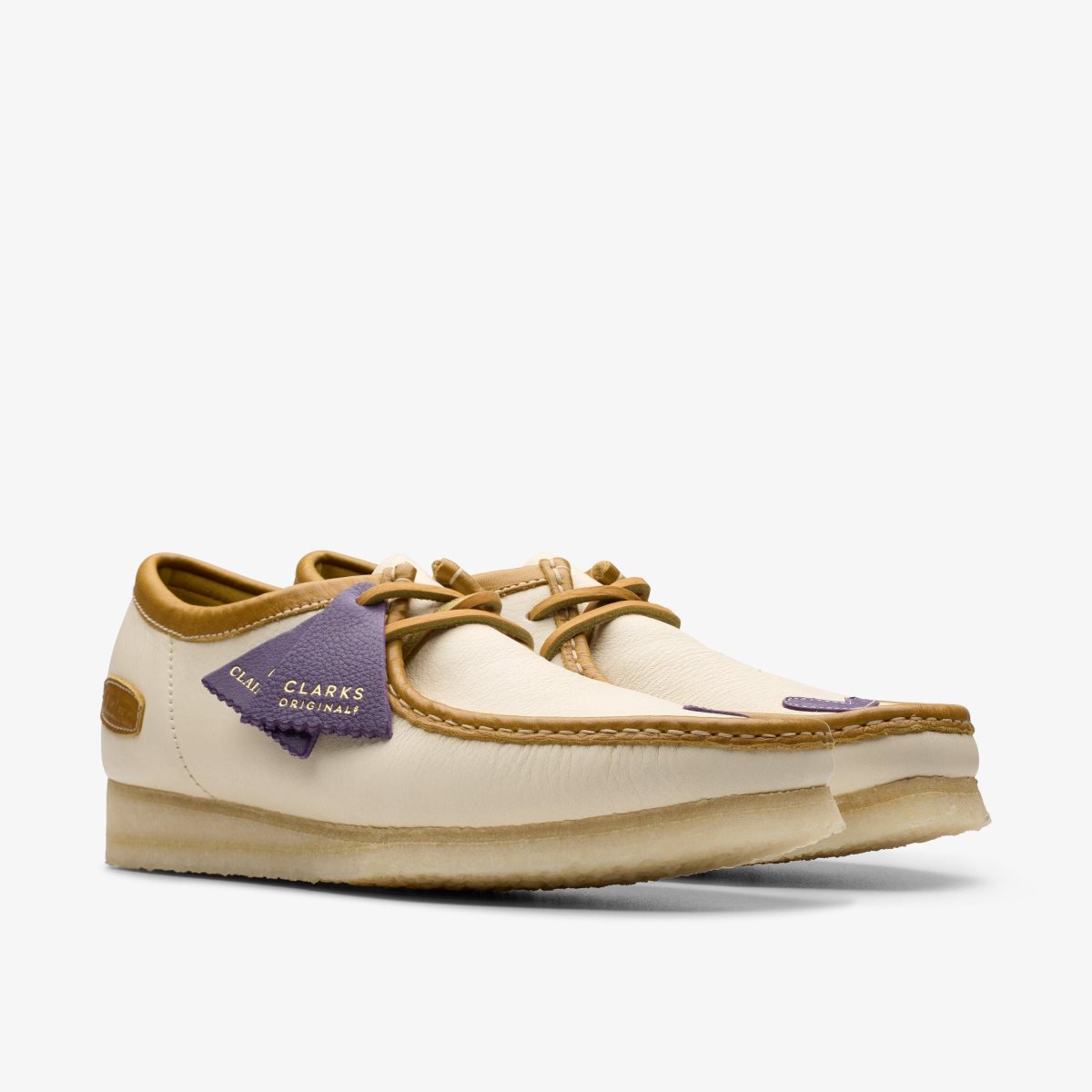 Clarks Wallabee X Claima Off White Combination Wallabees Heren Wit | 6820439-QE